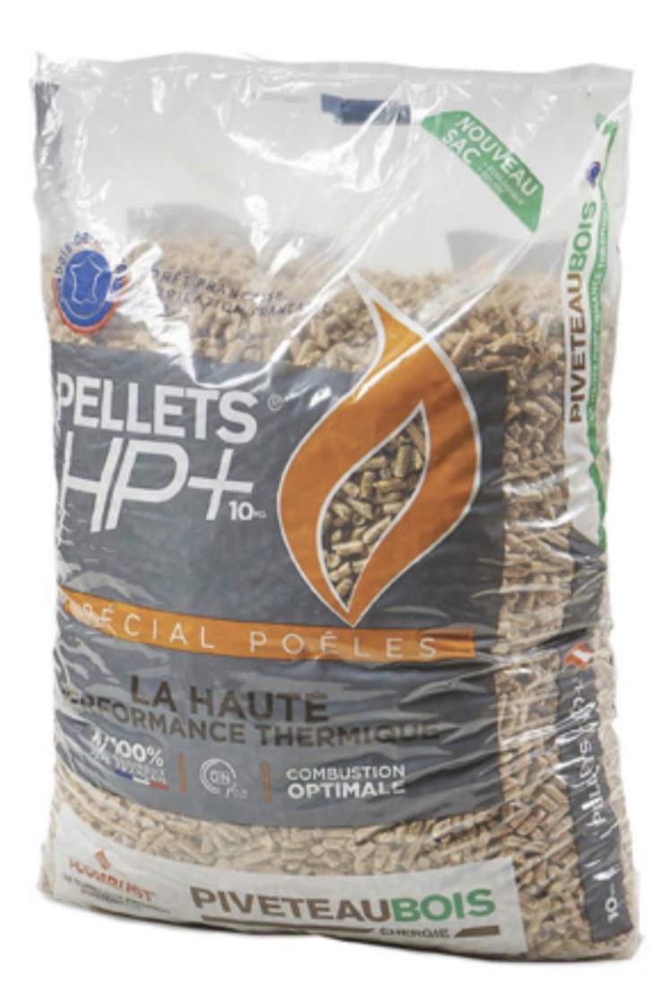 Granulés bois Piveteau – Palette de 104 sacs de 10 kg - Retrait à Chuzelles (38) – Image 2